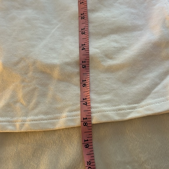 NWT Green Tea sz XL white tennis exercise skirt skort with drawstring waist - Picture 9 of 10